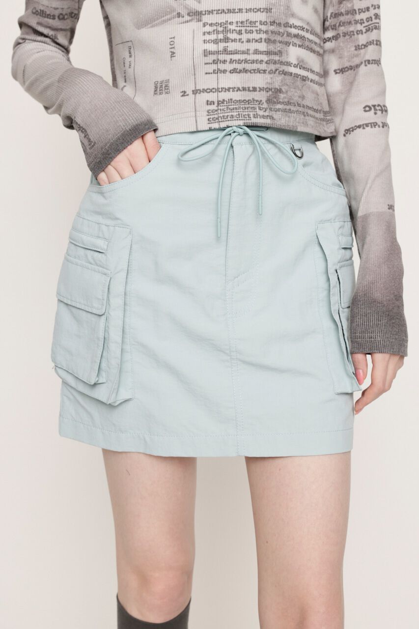 SLY「BIG POCKET FIELD ショートスカート」|スカート|
