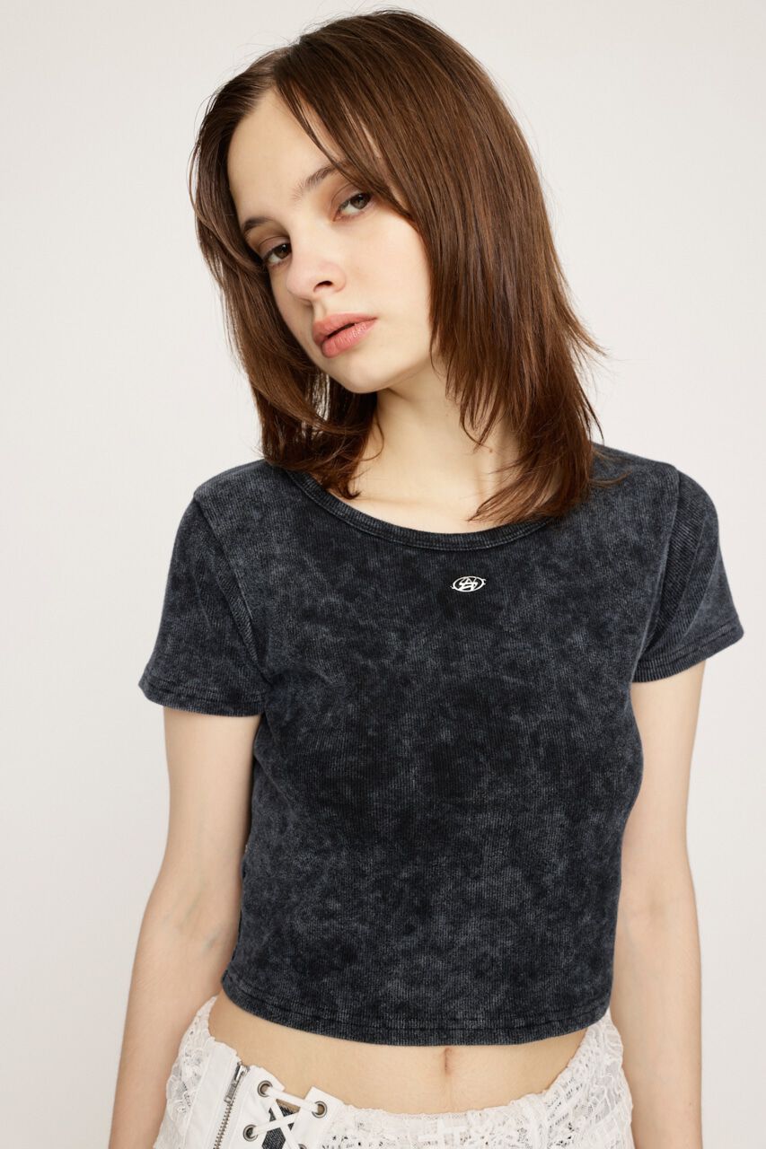 SLY「AGING CUT COMPACT トップス」|Tシャツ・カットソー|