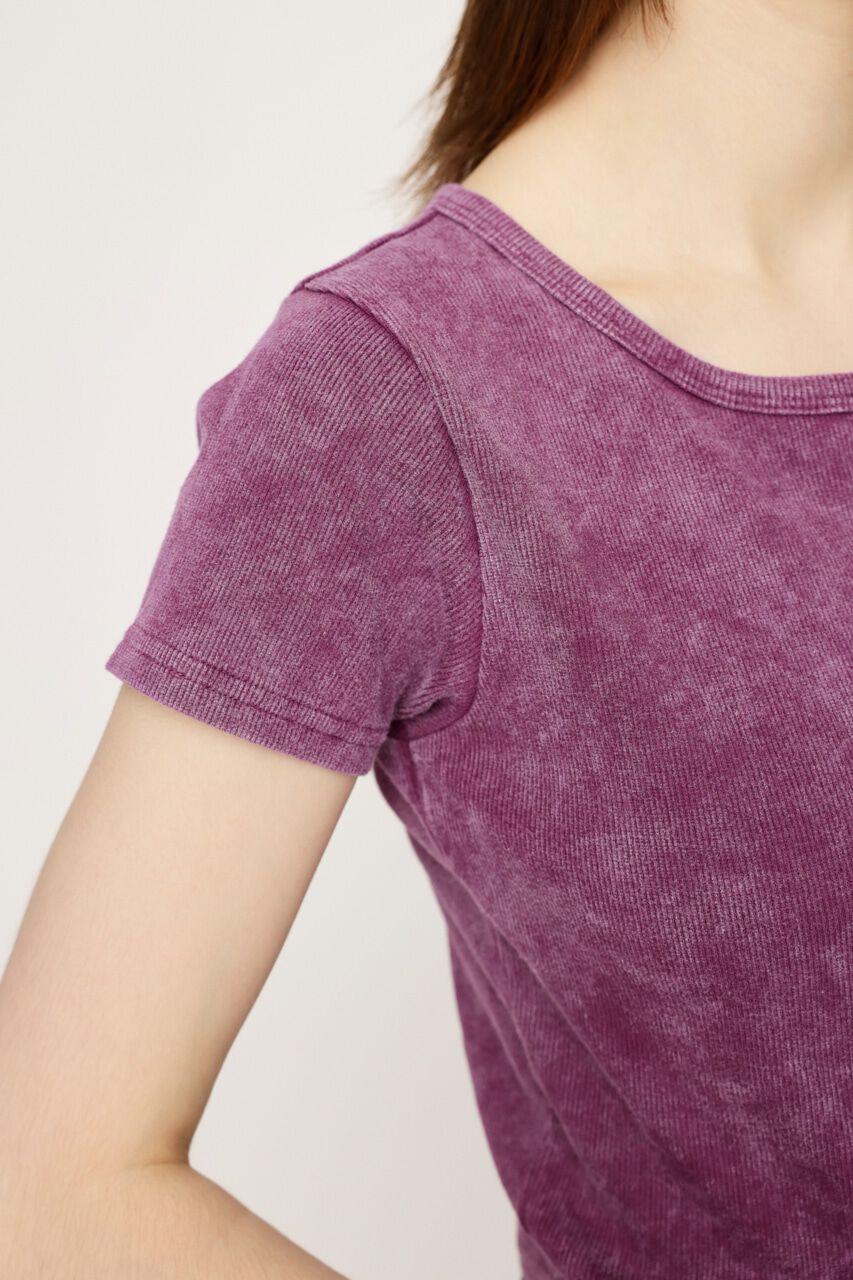 SLY「AGING CUT COMPACT トップス」|Tシャツ・カットソー|