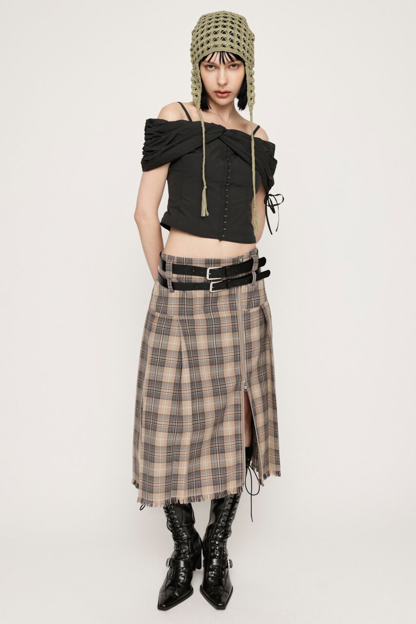 SLY「FRONT HOOK 2WAY SHOULDER ブラウス」|シャツ・ブラウス|