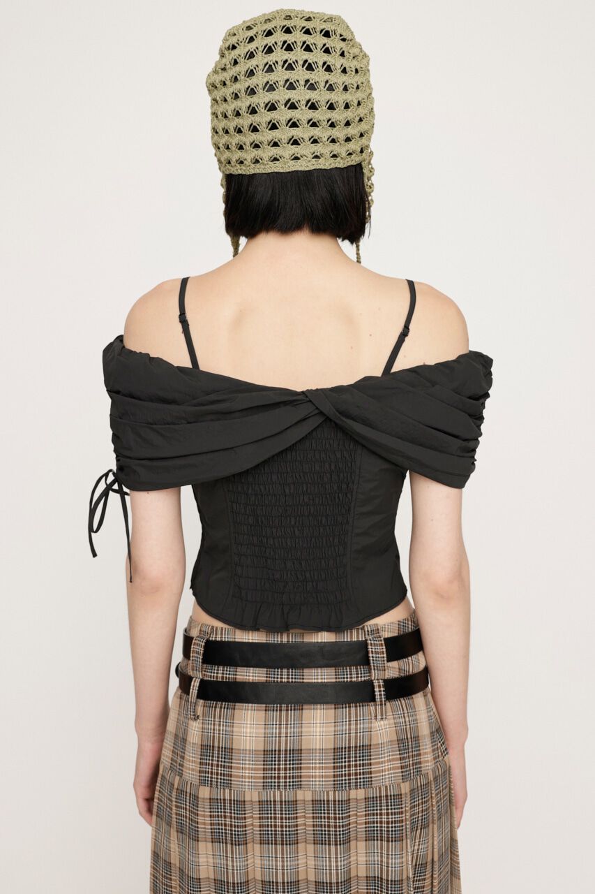 SLY「FRONT HOOK 2WAY SHOULDER ブラウス」|シャツ・ブラウス|