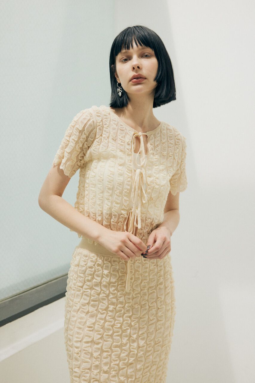 SLY「SHEER 2WAY トップス」|ニット・セーター|