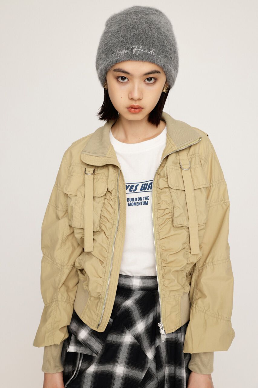 SLY「NYLON MILITARY ジャケット」|ブルゾン・スタジャン|