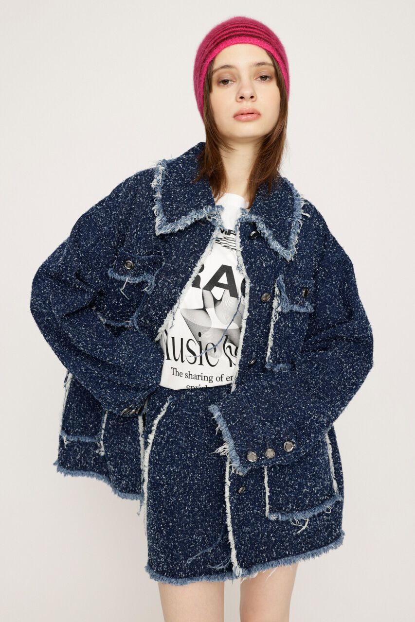 SLY「GRAIN TWEED S／SK-BE」|スカート|