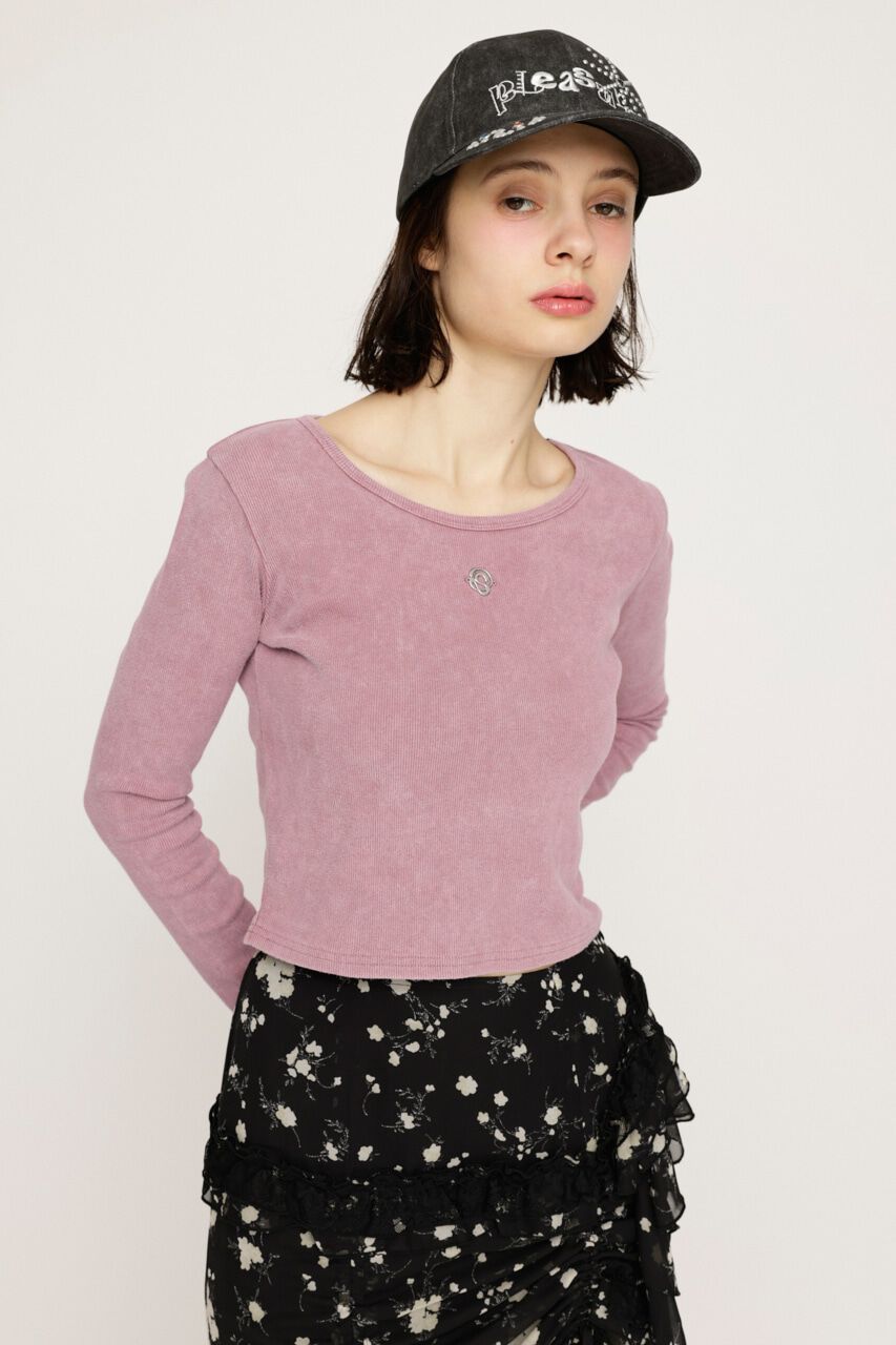 SLY「AGING COMPACT トップス」|Tシャツ・カットソー|PNK