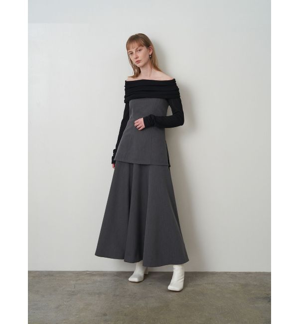 ELENDEEK「SHEER KNIT OFF SHOULDER」|ニット・セーター|