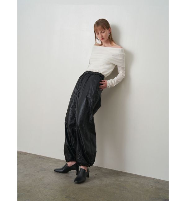 ELENDEEK「SHEER KNIT OFF SHOULDER」|ニット・セーター|