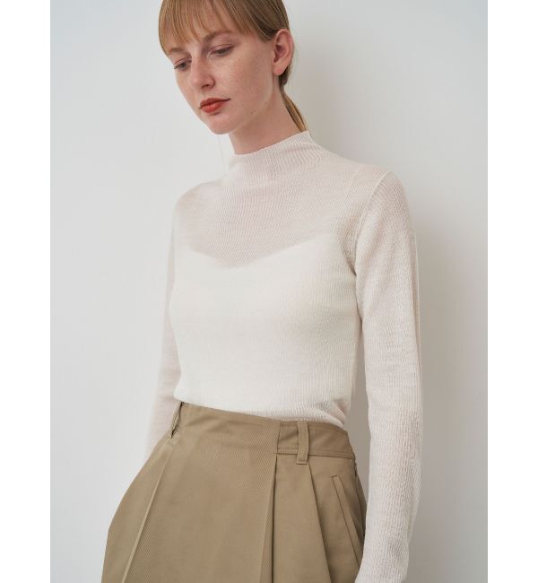 ELENDEEK「WOOL SHEER RIB KT」|ニット・セーター|