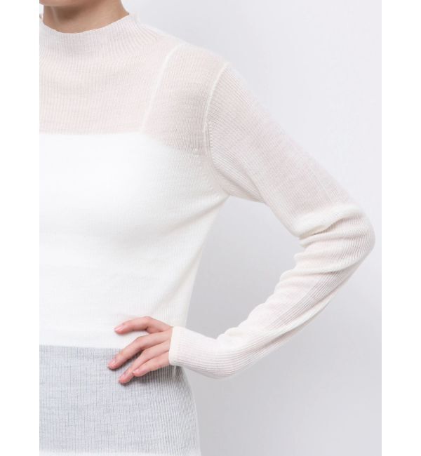 ELENDEEK「WOOL SHEER RIB KT」|ニット・セーター|