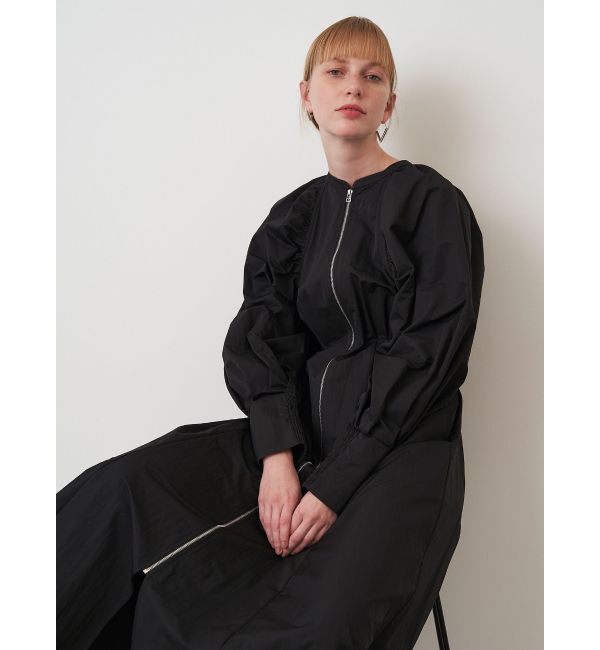 ELENDEEK「CENTER ZIP FLARE OP」|ワンピース|