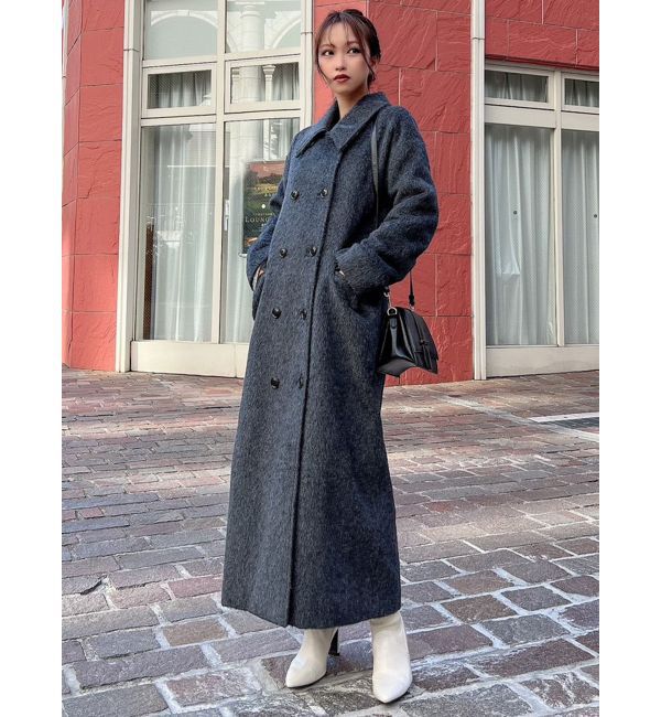 RESEXXY「ステンカラーロングコート」|ステンカラーコート|