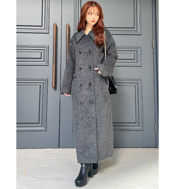 RESEXXY「ステンカラーロングコート」|ステンカラーコート|