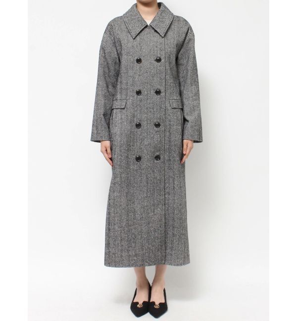 RESEXXY「ステンカラーロングコート」|ステンカラーコート|