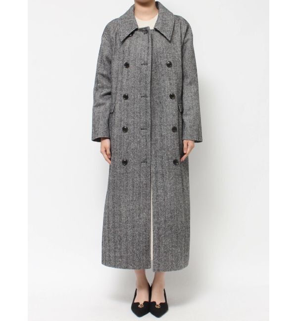 RESEXXY「ステンカラーロングコート」|ステンカラーコート|