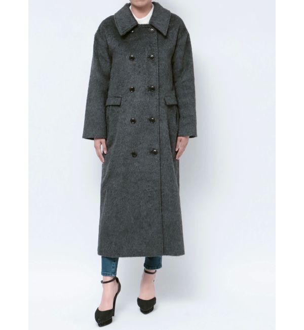 RESEXXY「ステンカラーロングコート」|ステンカラーコート|