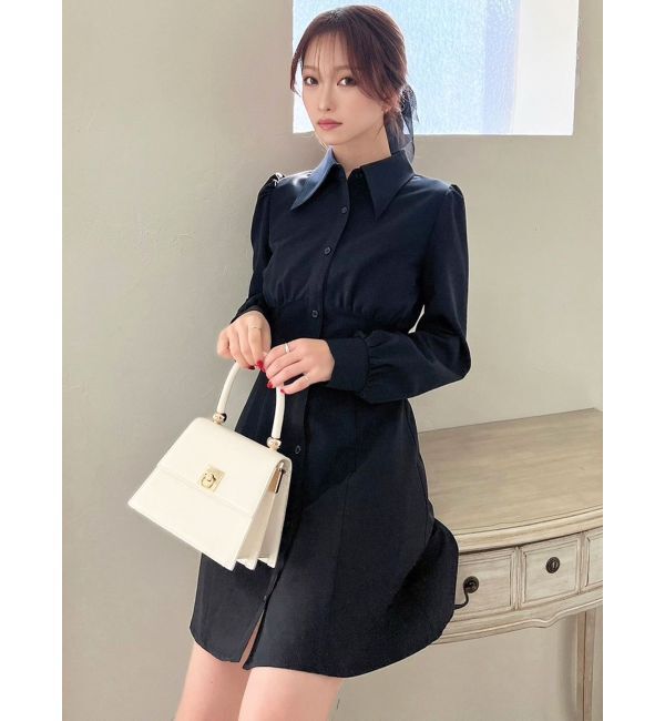 RESEXXY「コルセットシャツワンピース」|ワンピース|