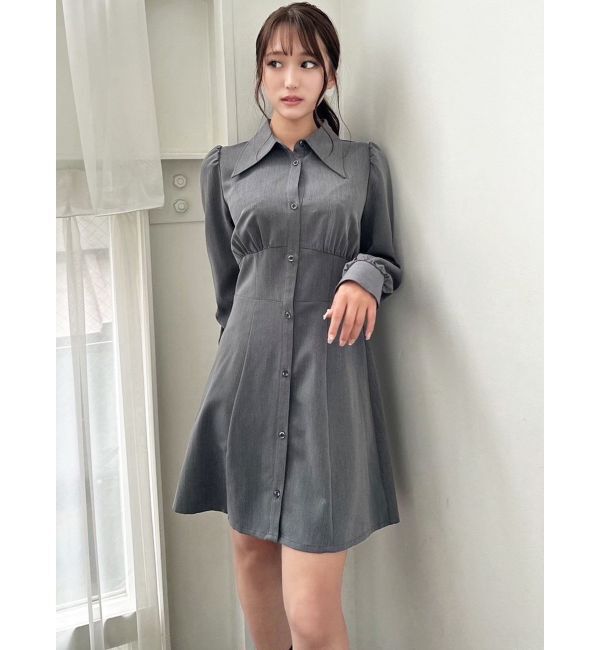 RESEXXY「コルセットシャツワンピース」|ワンピース|