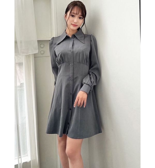 RESEXXY「コルセットシャツワンピース」|ワンピース|