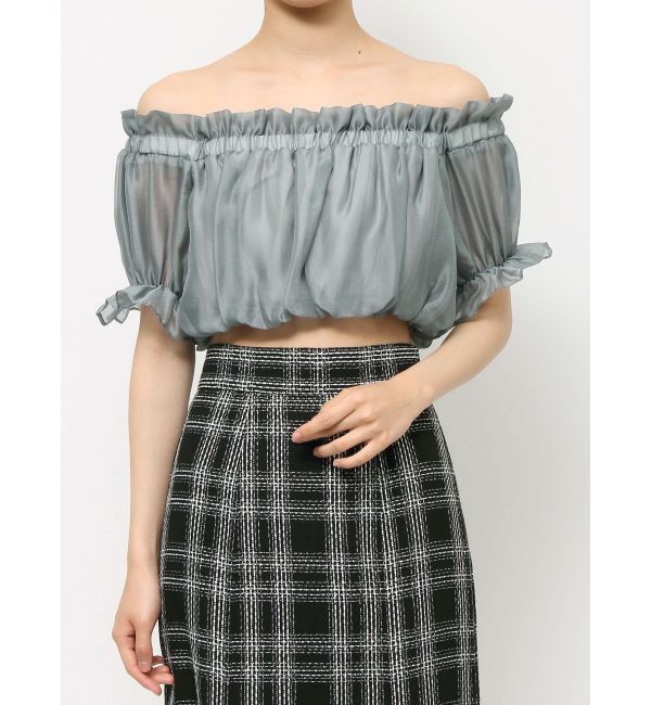 RESEXXY「クロップドオフショルトップス」|シャツ・ブラウス|