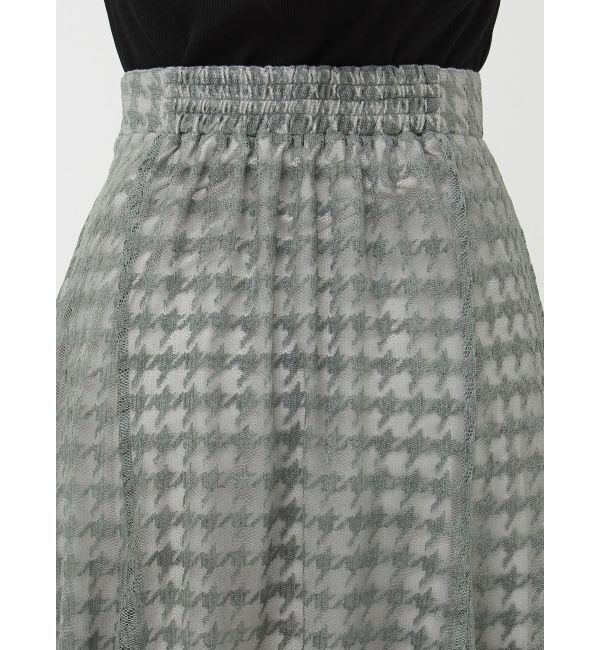 RESEXXY「ハウンドトゥースシアーフレアスカート」|スカート|