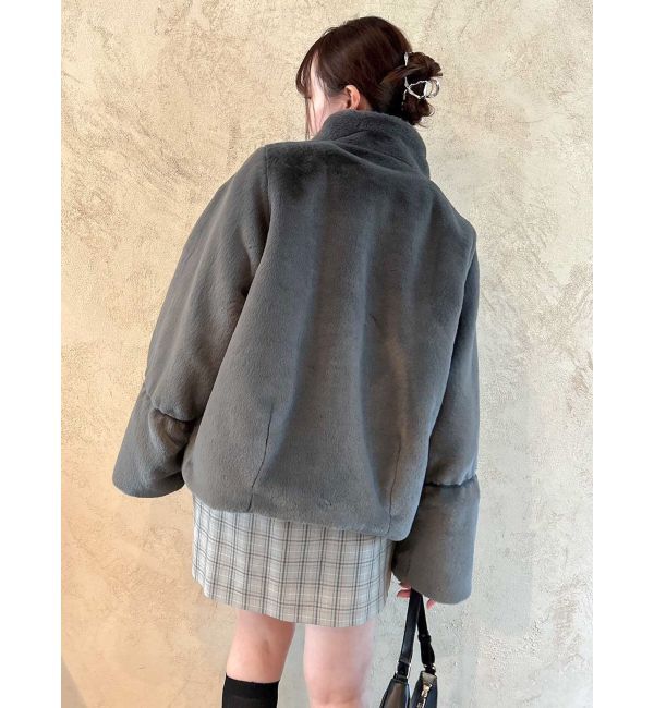 dazzlin「ミドルビットフェイクファーコート」|その他|