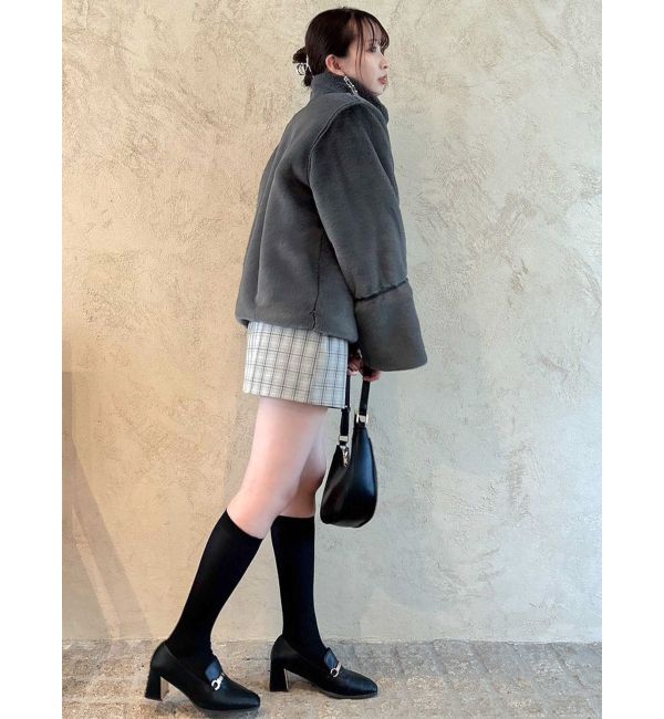 dazzlin「ミドルビットフェイクファーコート」|その他|