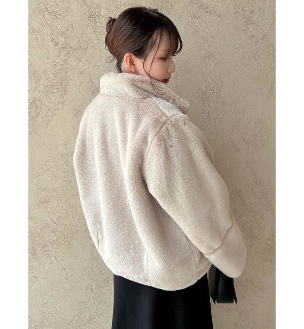 dazzlin「ミドルビットフェイクファーコート」|その他|