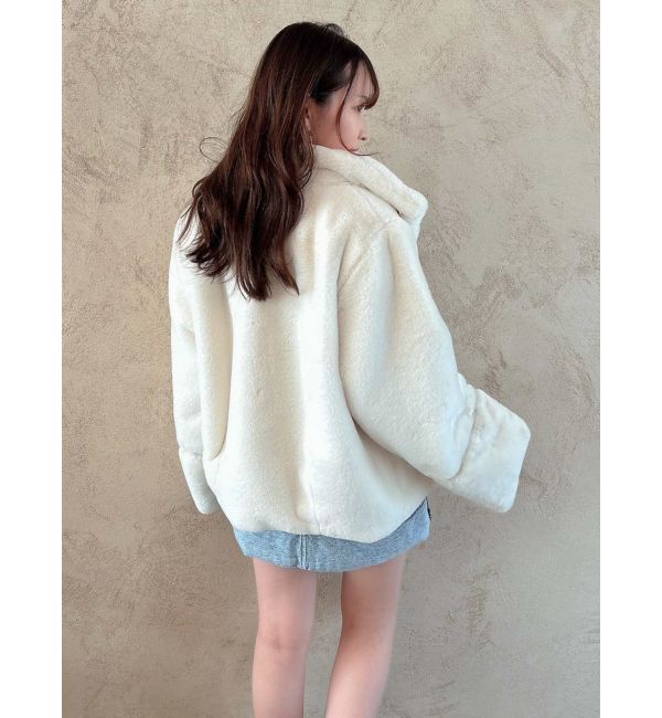 dazzlin「ミドルビットフェイクファーコート」|その他|