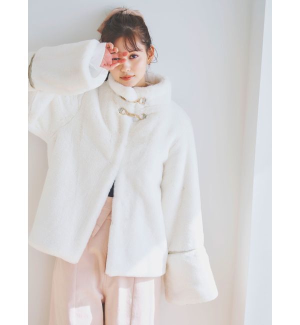 dazzlin「ミドルビットフェイクファーコート」|その他|