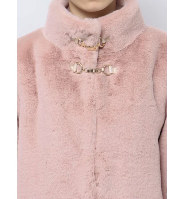 dazzlin「ミドルビットフェイクファーコート」|その他|