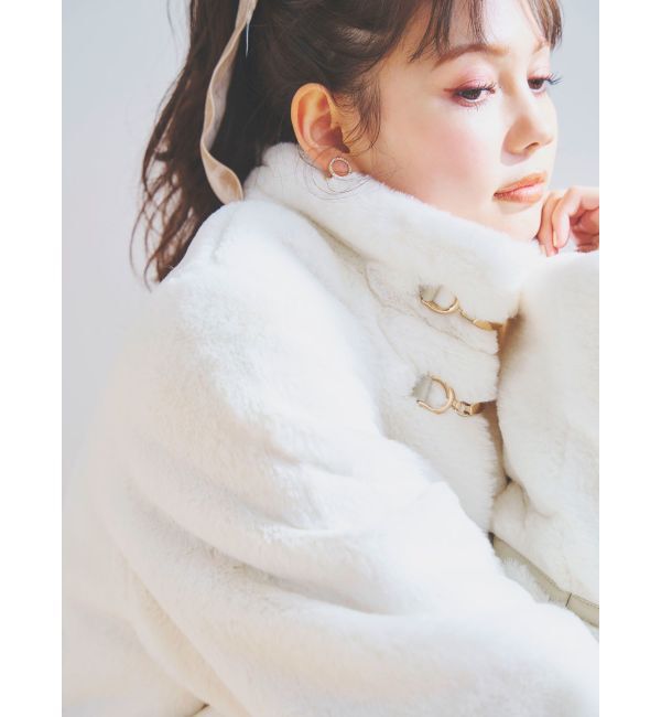 dazzlin「ミドルビットフェイクファーコート」|その他|