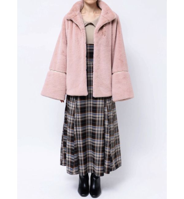 dazzlin「ミドルビットフェイクファーコート」|その他|