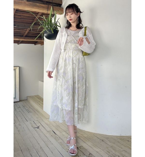 dazzlin「ホックデザインニットカーデ」|カーディガン|