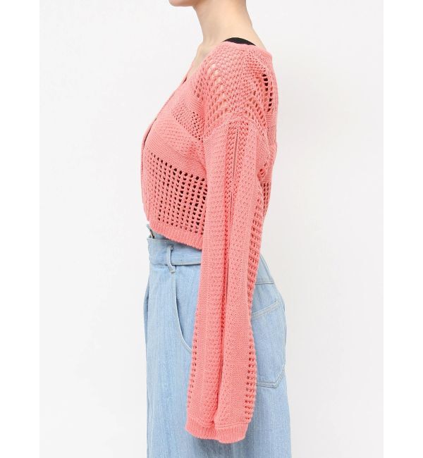 dazzlin「ホックデザインニットカーデ」|カーディガン|