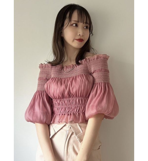 dazzlin「オフショルフェミニックトップス」|シャツ・ブラウス|