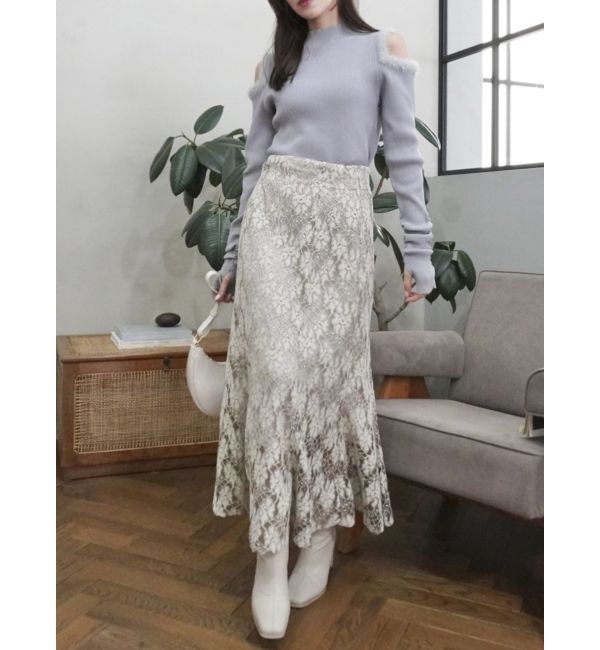 dazzlin「レースマーメイドスカート」|スカート|