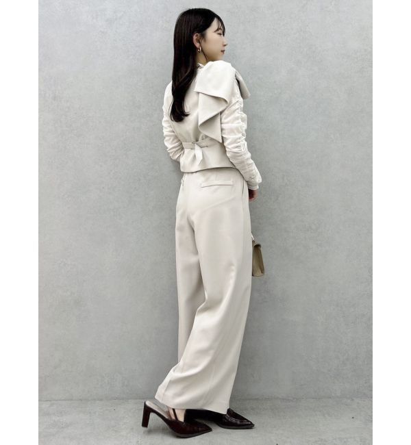 dazzlin「【セットアップ対応】ショルダーリボンジレ」|ベスト・ジレ|