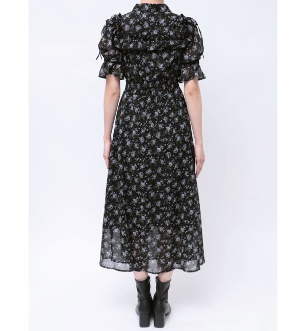 dazzlin「2WAYショルダーフラワーラッフルワンピース」|ワンピース|