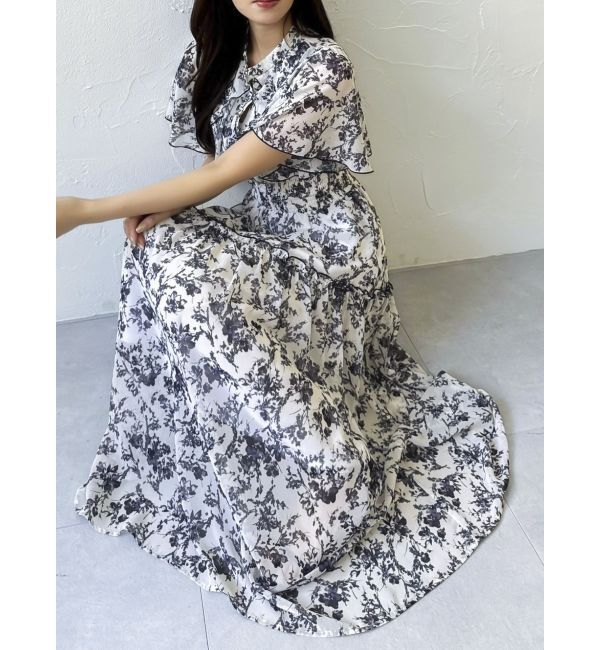 dazzlin「【復刻】Watercolorflowerワンピース」|ワンピース|