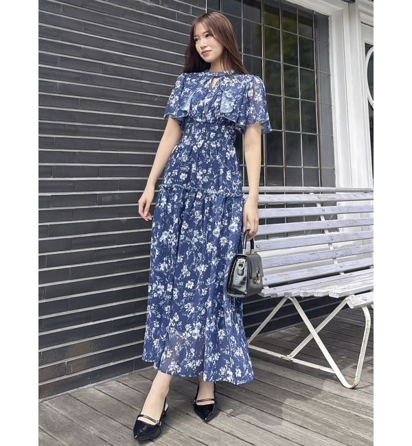 dazzlin「【復刻】Watercolorflowerワンピース」|ワンピース|