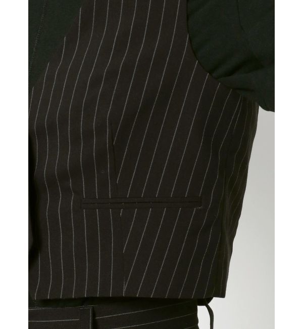 EMODA「ノーカラーコンパクトベスト」|ベスト・ジレ|