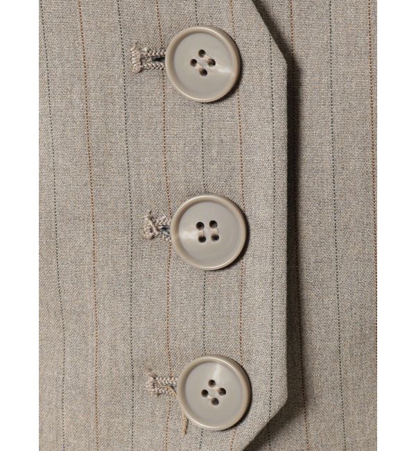 EMODA「ノーカラーコンパクトベスト」|ベスト・ジレ|