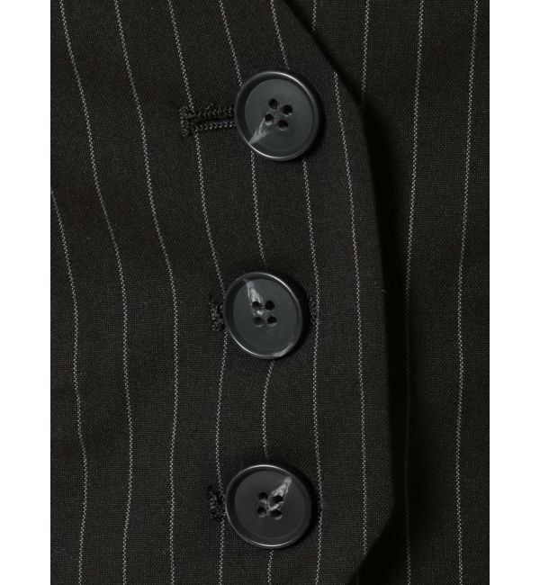 EMODA「ノーカラーコンパクトベスト」|ベスト・ジレ|