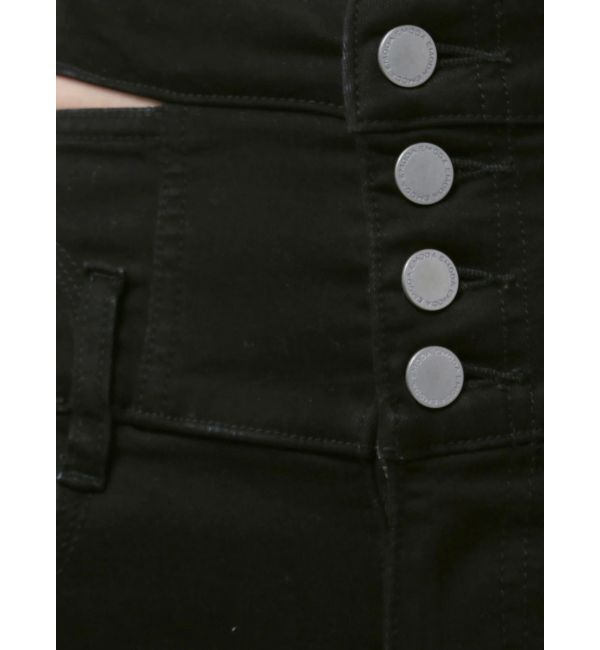 EMODA「サイドオープンハイウエストフレアパギンス」|デニム|