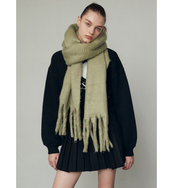 EMODA「ボリュームフリンジマフラー」|マフラー|