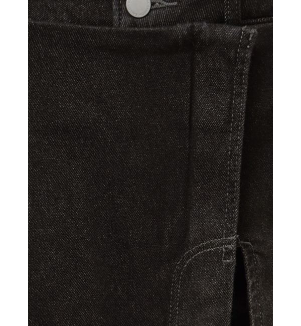 EMODA「ウエストレイヤーハイウエストフレアパギンス」|デニム|