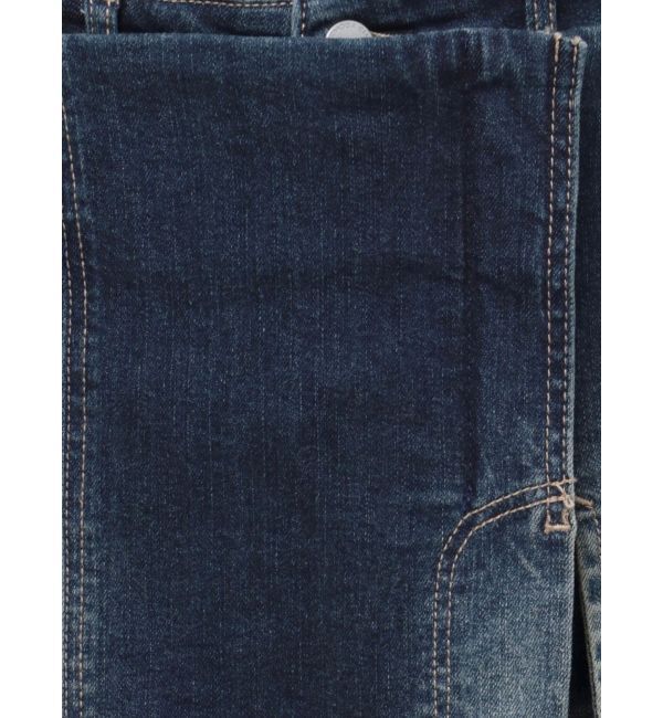 EMODA「ウエストレイヤーハイウエストフレアパギンス」|デニム|