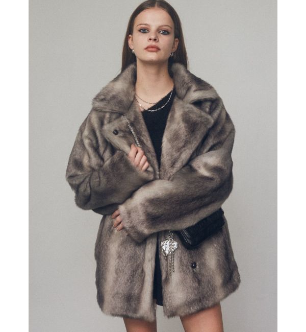 EMODA「ミディフェイクファーコート」|その他|