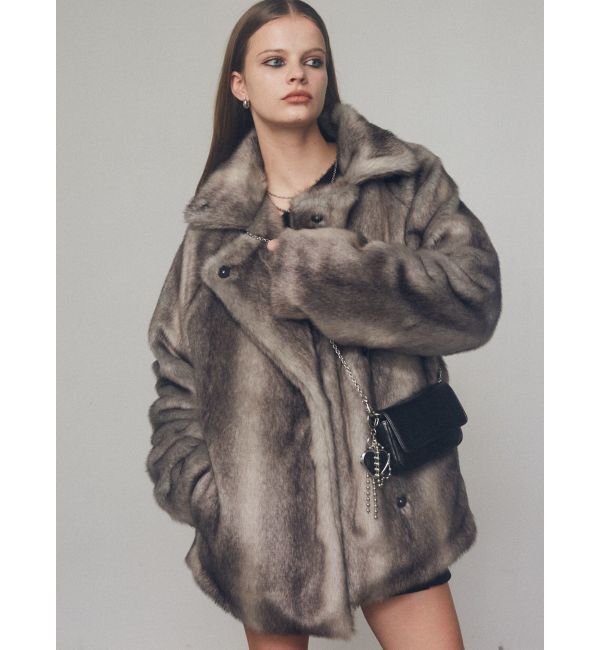 EMODA「ミディフェイクファーコート」|その他|