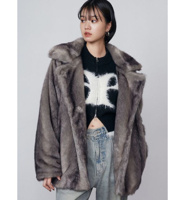 EMODA「ミディフェイクファーコート」|その他|